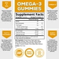 Omega 3 Fish Oil Gummies, Extra Strength Omega Fish Oil Supplement