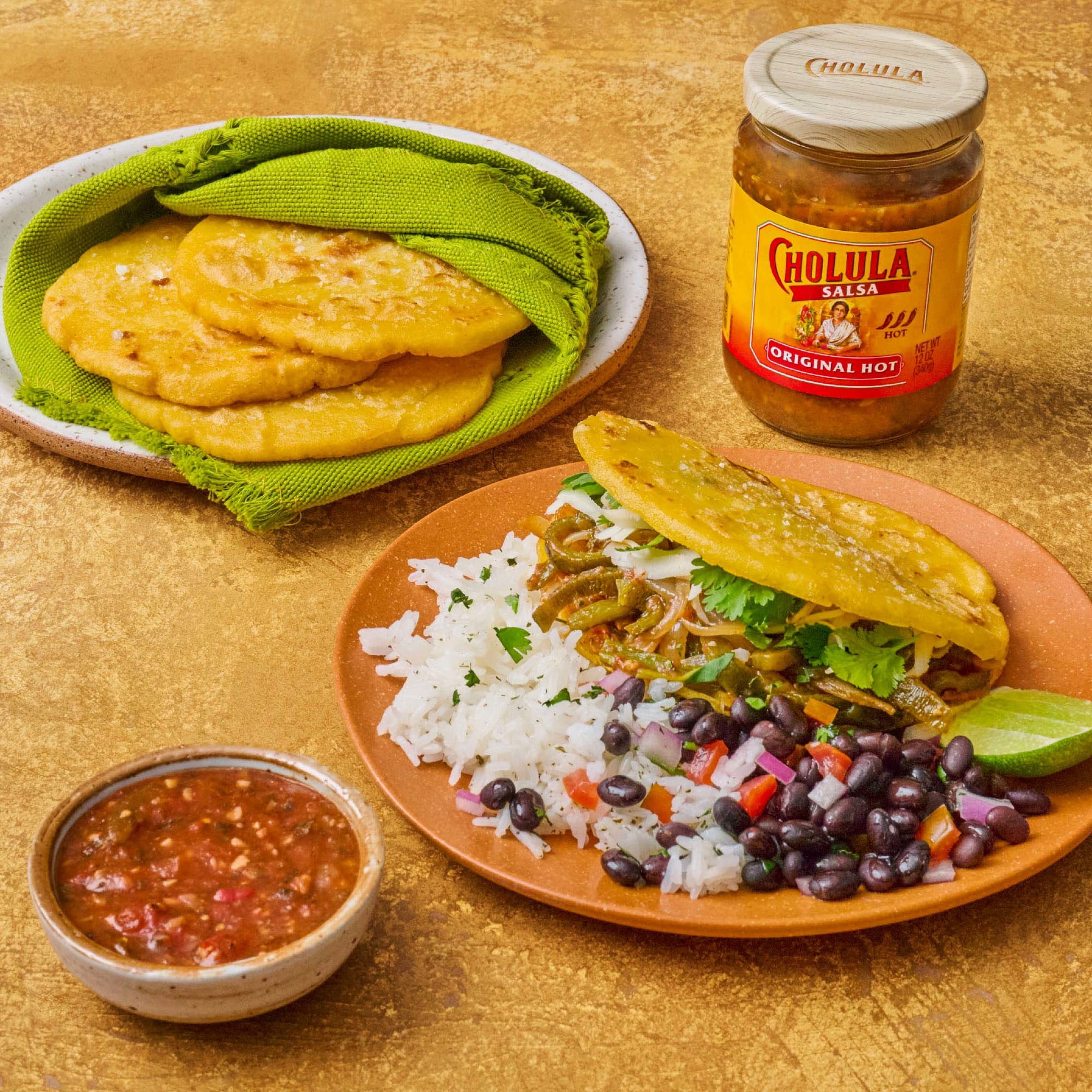 (3 pack) Cholula Original Hot Salsa, 12.0 oz Bottle