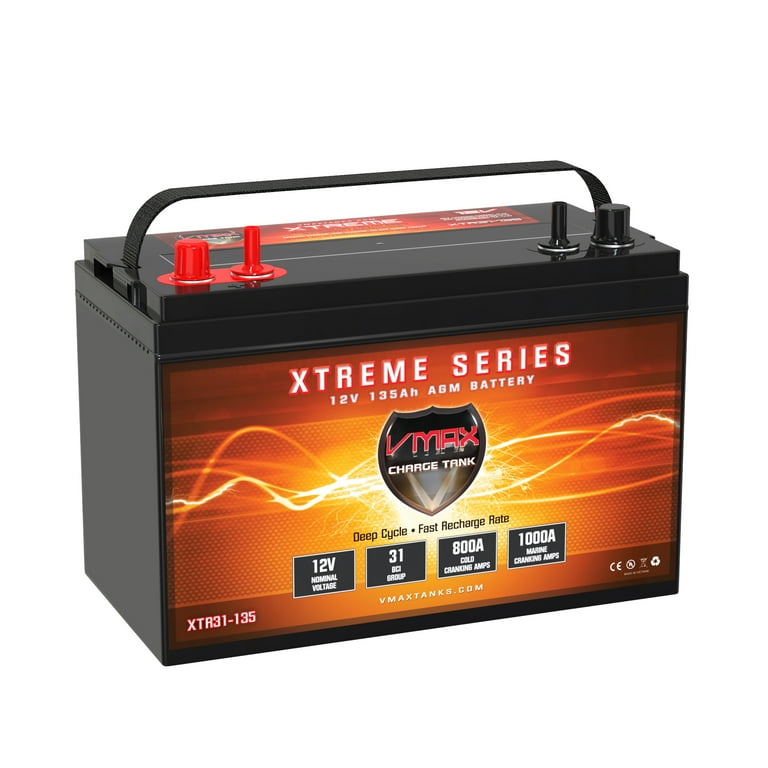 Vmax XTR31-135 for Ryobi Rm480e Riding Mower Group 31 AGM 12V