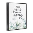 thumbnail image 4 of Wash Worries Away Herb Leaves Black Framed Giclee Art, design by Lettered and Lined, 4 of 9