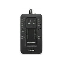 CyberPower EC450G Ecologic UPS System, 450VA/260W, 8 Outlets, ECO Mode, Compact