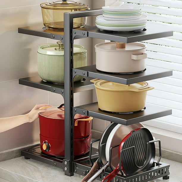 Advancent Organizador De Ollas Y Sartenes Debajo Del Gabinete