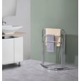 thumbnail image 2 of Pilaster Designs HATR083 Pilaster Designs - Towel Rack Stand - Chrome Finish, 2 of 5