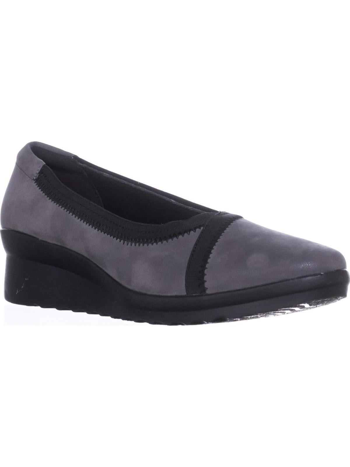 clarks women's caddell yale wedge pump