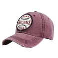 thumbnail image 1 of Matching Family Swimsuits Summer Sun Protection Fashion Retro Baseball Embroidery Hat Outdoor Sun-hat Baseball Cap, 1 of 3