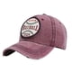 thumbnail image 2 of Gorra de béisbol retro bordada con protección solar para verano, estilo retro, para exteriores, para mujer, 2 of 3