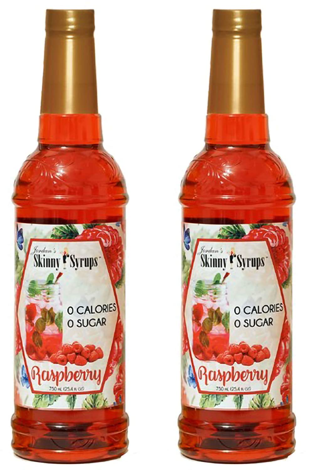 Jordans Skinny Syrups Sugar Free Raspberry, 25.4 Ounce (2 Pack
