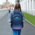 thumbnail image 6 of ALAZA Starry Blue Gradient Stars Backpack Elementary School Bag Bookbag Travel Rucksack, 6 of 7