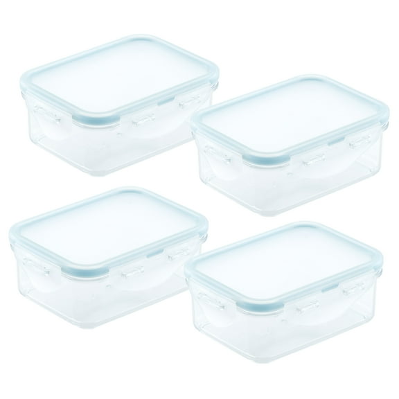 LocknLock Tritan Purely Better Rectangular Food Storage Containers, 12-Ounce, Set of 4
