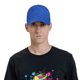 thumbnail image 4 of Fotbe Blue Glitter Gorro Clásico de Béisbol, Gorra Ajustable con Broche Snapback, Gorro de Exterior de Algodón Suave, 4 of 6