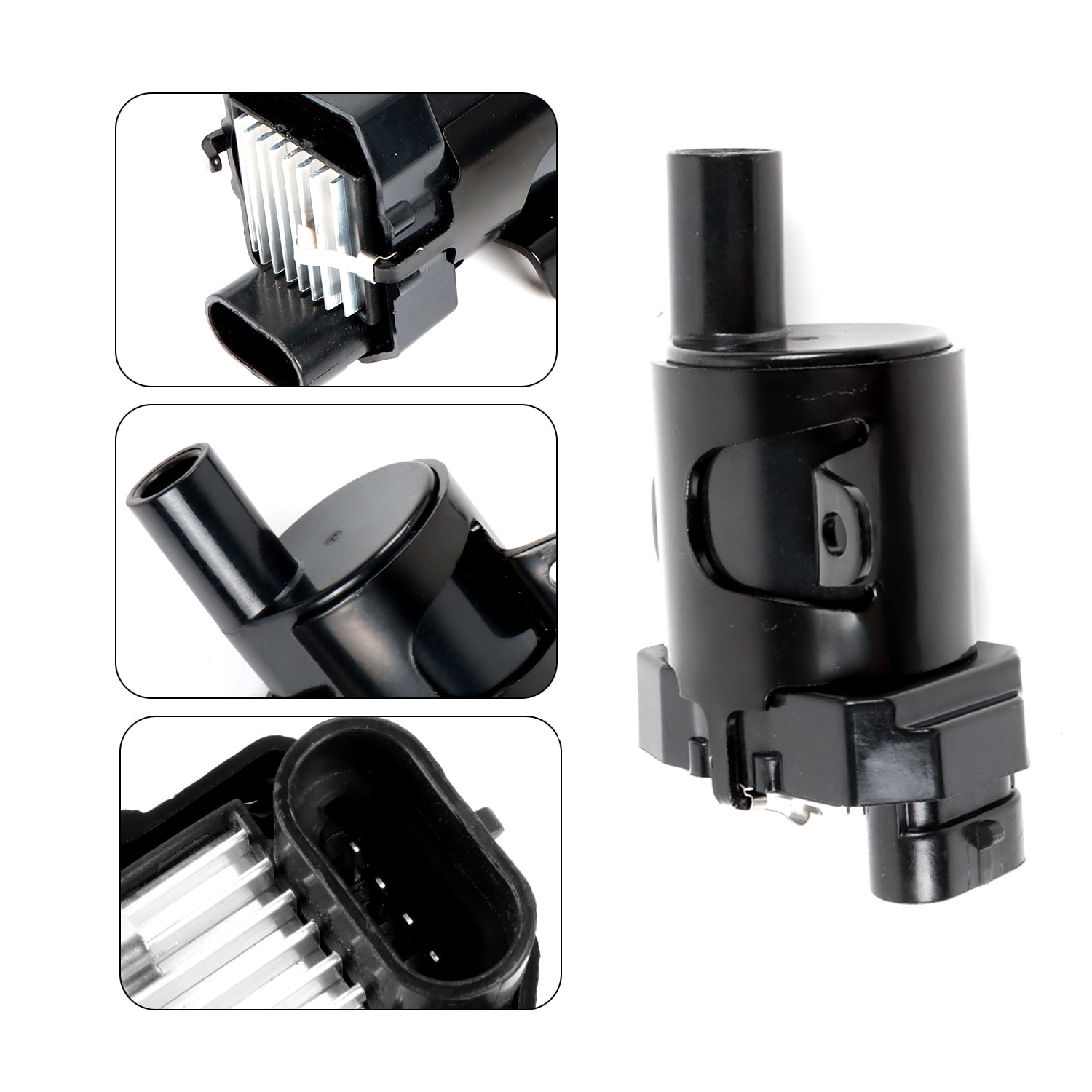 POLARPRA 8pcs Ignition Coils + 8pcs Spark Plug Wires For Chevy Silverado GMC 4.8L 5.3L 6.0L UF262