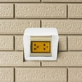 thumbnail image 1 of HLONK 2 Pcs Weatherproof Single Gang Electrical Outlet Covers Outdoor Plug Receptacle Protector for Home Improvement, 1 of 8