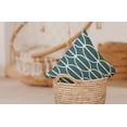 thumbnail image 3 of Simply Daisy 18" x 18" Ovals Go 'Round Decorative Throw Pillow, Mineral Blue (1 count), 3 of 3