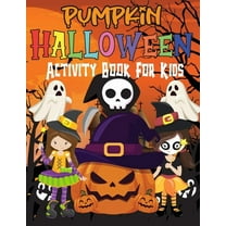 Halloween Activity Book for Kids Ages 4-8: Big Halloween Activity Books, (Paperback)