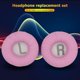 thumbnail image 1 of 1 par de almohadillas blandas para JBL Tune 500BT de espuma de cuero proteico (rosa), 1 of 5