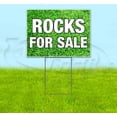 thumbnail image 1 of Rocks For Sale (18" x 24") Yard Sign, Includes Metal Step Stake, 1 of 6