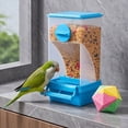 thumbnail image 5 of Bird Feeder Hanging Cage Food Container with Husk Separation and Mess Reducing Design for Small Birds, 5 of 6
