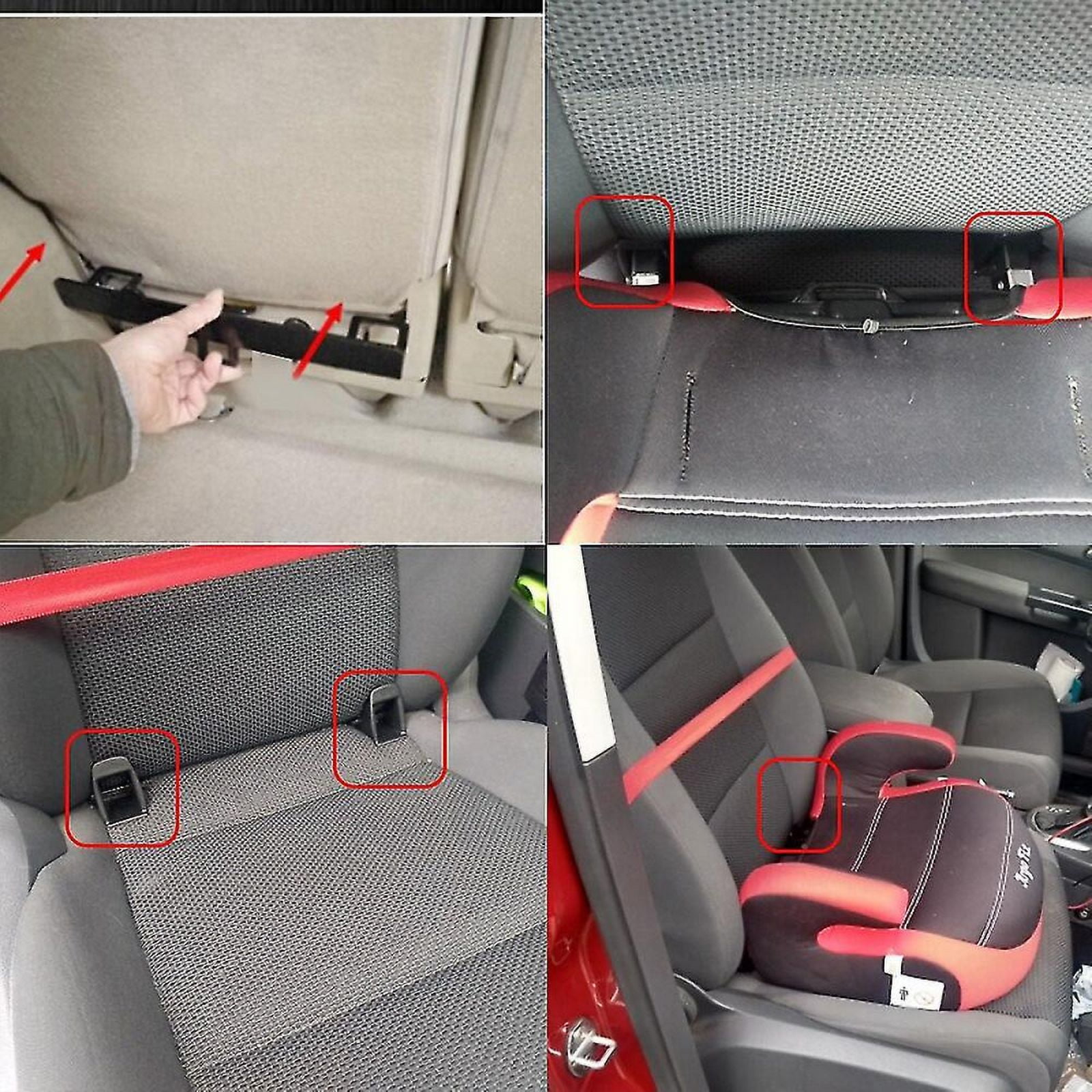For Isofix Connector For Child Safety Seat Seat Latch Guide Retainer Interfaces Bracket Seat Belt Buckle Bracket Walmart