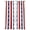 Red, variant on Coastal Shark Sheer Curtains 63 Inch Length 2 Panels Set, Ocean Navy Blue White Stripe Geometric Voile Window Treatment Rod Pocket Curtains Sheers Drapes for Bedroom/Living Room/Kitchen 52x"63"x2
