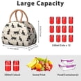 thumbnail image 2 of Cat Mom Lunch Bag – Adorable Kitty Pattern with Cute Paws, Ideal for Cat Lovers, 2 of 4