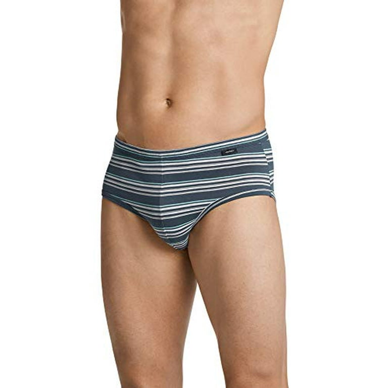 Jockey Men's Underwear Elance Poco Brief - 2 Pack, Grey & Luxury