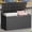 Black&Mesh, variant on Uforic 100 Gallon Large Resin Deck Box, Waterproof Lockable Outdoor Storage Container for Patio Garden, Dark Brown