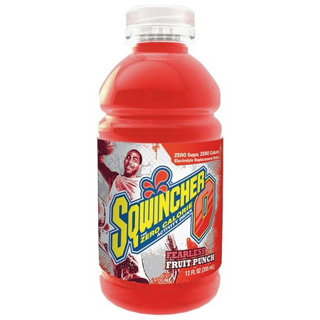 Liquid Stuff Fruit Punch - Sqwincher Fruit Punch Liquid Sports Drink, Package Size: 24, Yield: 12 oz., 24 PK - 030925-FP