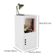 thumbnail image 2 of Buro Zawa Minimalista Color Blanco Listo Para Armar Atlas Home Minimalista, 2 of 4