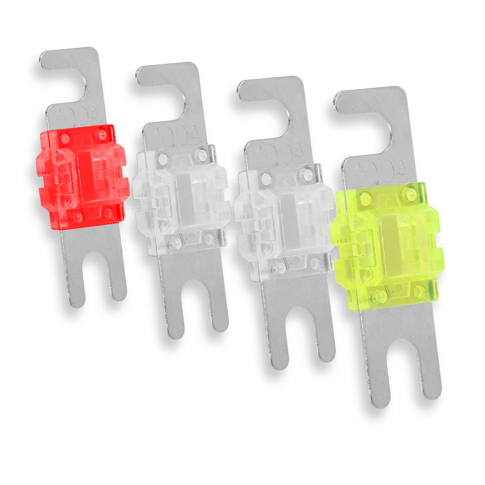 Metra Electronics WM-MANL 2x 80 (Clear)/ 1x 50(Red) /1x 100 (Yellow) Amp ANL Fuses Variety Pack