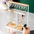 thumbnail image 3 of YAOMOBB Large Capacity Large Capacity Jewelry Organizer Stand 4 Tier Necklace Holder, 3 of 6