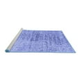 thumbnail image 2 of Ahgly Company Machine Washable Indoor Rectangle Abstract Blue Contemporary Area Rugs, 7' x 9', 2 of 4