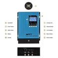 thumbnail image 3 of 60A MPPT Solar Charge Controller 12V24V48V Auto Battery Regulator Solar Panel Max 150V Input For Lithium Sealed Gel And Flooded ,Widely Used, 3 of 5