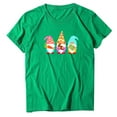 thumbnail image 1 of Économies d'Été FY24 Hauts de Pâques pour Femmes, PEZHADA Femmes Décontracté Grande Taille Imprimé Col Rond Manches Courtes T-Shirts de Pâques Chemisiers Hauts T-Shirt Graphique Hauts Vert TTTTG, 1 of 5