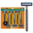 thumbnail image 1 of Maquinillas de afeitar desechables BIC Sensitive 3 para hombre, paquete económico de 12 unidades, 1 of 7