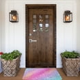 thumbnail image 6 of Bingfone Fun Rainbow Pink Door Mat 16"X24" Front Entrance Non-Slip Low Profile Washable For Entryway, 6 of 7