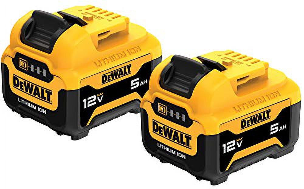 DeWalt Dcb126-2 12V Max 5Ah Lithium-Ion Batteries (2-Pack)