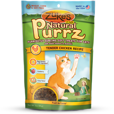 UPC 013423990513 product image for Zuke's Natural Purrz Tender Chicken Recipe Cat Treats, 3 Oz | upcitemdb.com