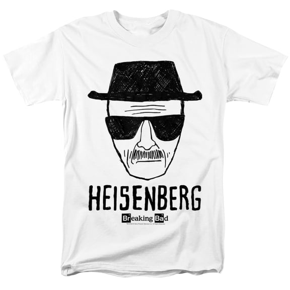 Breaking Bad Heisenberg Unisex Adult T-Shirt, Heisenberg, 4X-Large