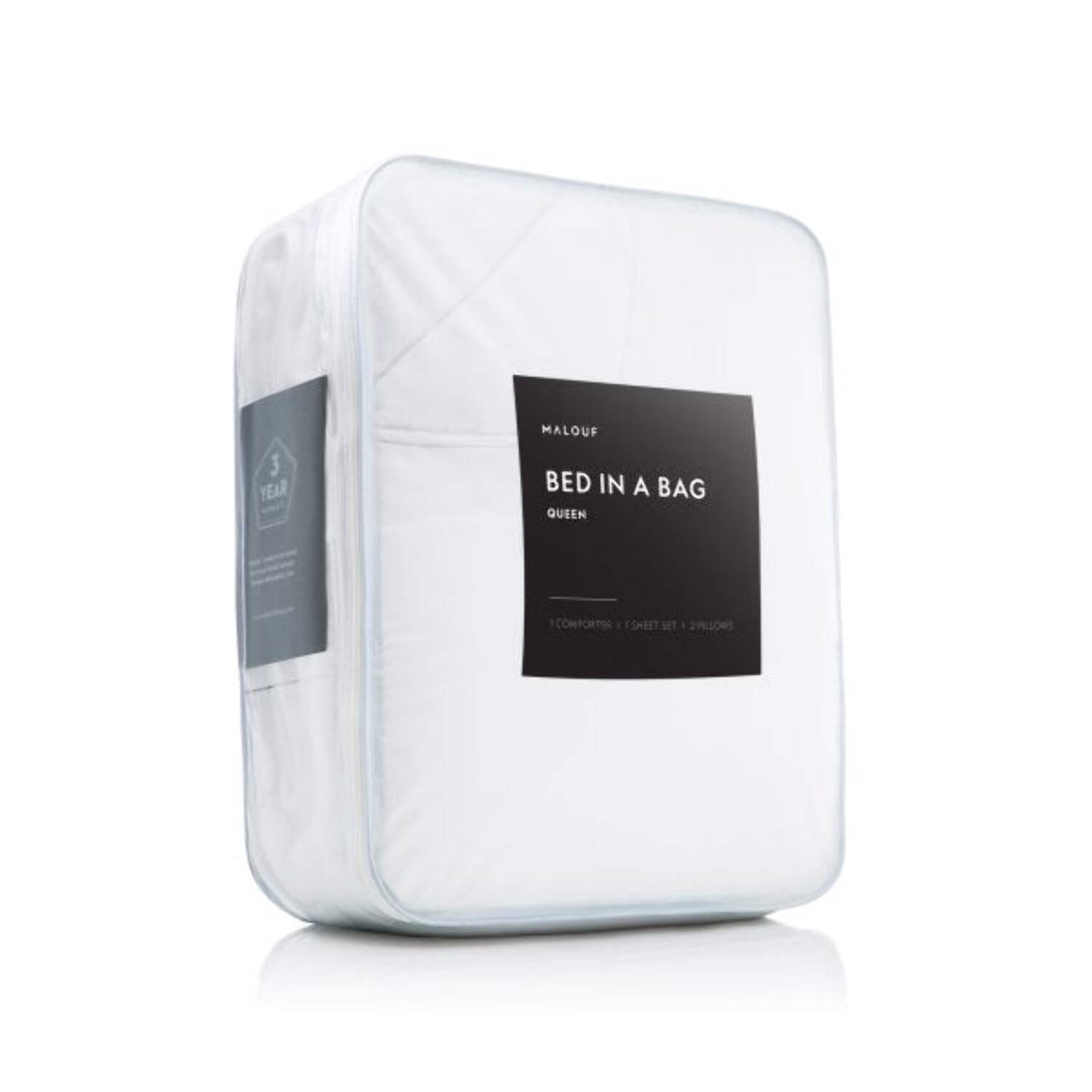 Malouf Woven Reversible Bed In a Bag Bedding Set - Thumbnail 4