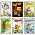 thumbnail image 5 of Cartel de hojalata de cerveza de Bélgica de Putuo Decor, letrero de hojalata vintage, placa de metal decorativa para pub, bar, cueva de hombre, club, decoración de pared, 5 of 5