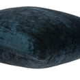 thumbnail image 3 of 22" x 7" x 22" Transitional Dark Blue Solid Pillow Cover With Poly Insert, 3 of 5