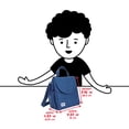 thumbnail image 2 of BUILT Insulated Reusable Polyester Kids Lunch Box Puffer Bag with Side Pocket, Navy, 2 of 8