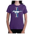 thumbnail image 2 of Wild Bobby Ford Mustang Retro USA Vintage Logo Classic Bar, Cars and Trucks Womens Premium T-Shirt, 2 of 6