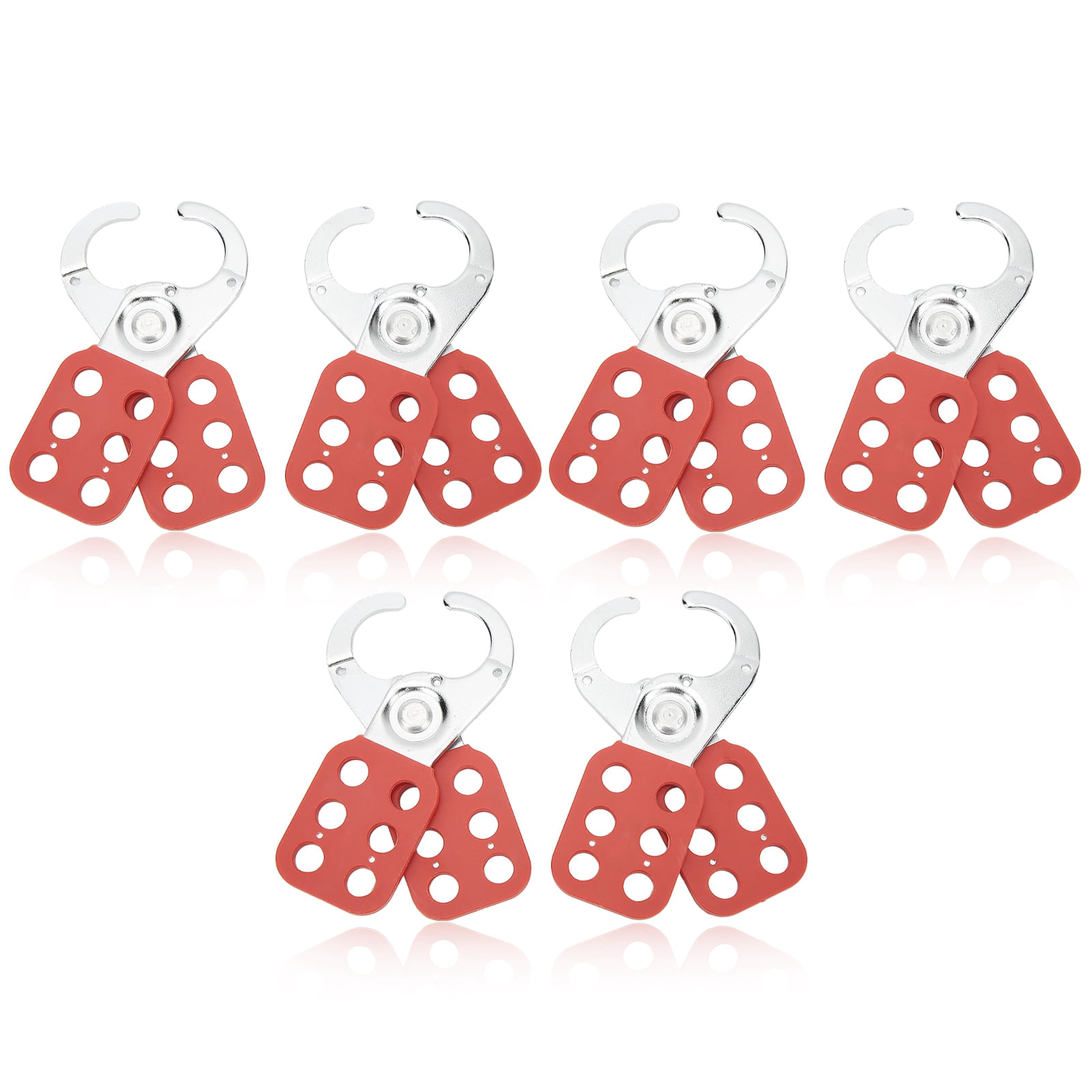 Lock Out Hasp, High Strength Steel 6?Hole Tamper?Proof? Loto Hasp For