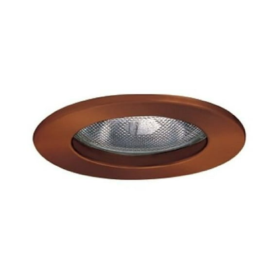 Aperture Line Voltage Trim Recessed Light- Open Trim- Antique Bronze Finish 5 in.