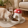thumbnail image 5 of Cottage Style Pet Feeder Water Dispenser Food Storage Sealed Auto Refill for Cats Dogs Small Pets Indoor Feeding Station Cute Decor, 5 of 7