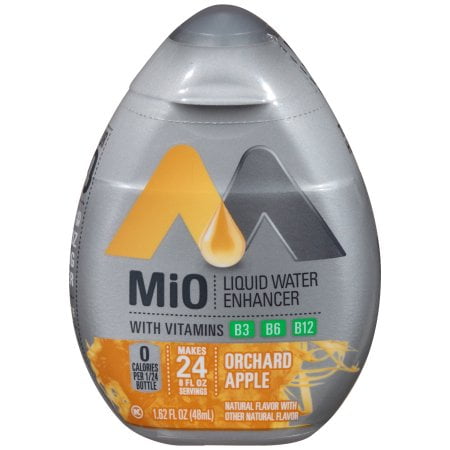 Liquid Pearls 1 Oz Bottle - (12 Pack) MiO Orchard Apple Liquid Water Enhancer, 1.62 fl oz Bottle