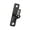 Black single, variant on 1/2/4Pieces Portable Sturdy Wall Mount Gate Hinges Stainless Steel for Outdoor Chain Link Gate Post Hinges Pin