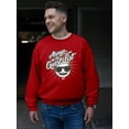thumbnail image 2 of Always VIP - Guest List Cool Retro Emoji Party Men's Sweatshirt, 2 of 4