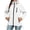 #117-White, variant on Craaazy Rain Jackets for Women Waterproof with Hood Solid Color Lightweight Oxford Cloth Windbreaker with Zipper Pockets for Travel Hiking and Outdoor Activities